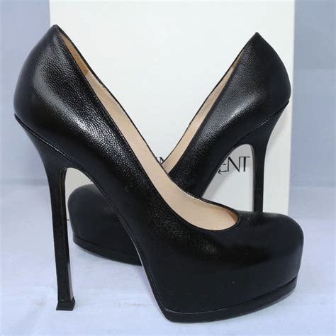 ysl shoes high heels|YSL platform heel.